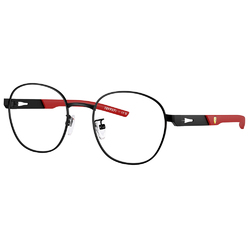 Ferrari法拉利 | 極速弧線圓框眼鏡 | 黑紅配