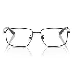 Ray Ban | 都會線條長方框眼鏡 | 光澤黑