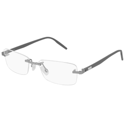 PUMA | 都會光影長方框眼鏡 | 無邊框X灰