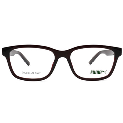PUMA | 低調動能長方框眼鏡 |  紅棕質調