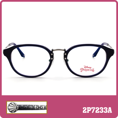 公主系列  海貝仿舊雕花  靛海藍  (2P7233A-3-2-50)