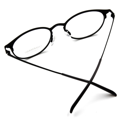 CHARMANT β-鈦 古典現代框眼鏡 ▏霧黑