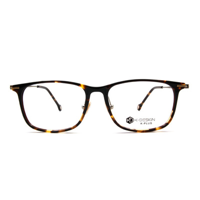 K-DESIGN K PLUS 舒適輕盈系列  ▏燦爛的光輝長方框眼鏡 古典棕