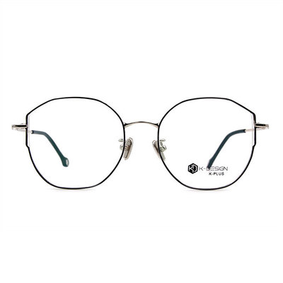 K-DESIGN K PLUS 微貓眼百搭學院款眼鏡◆精靈黑