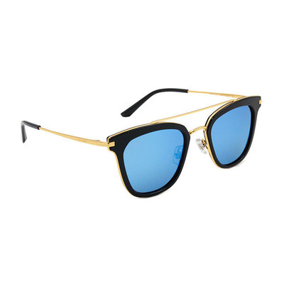 HORIEN 雙桿設計套圈個性款太陽眼鏡♦光輝藍
