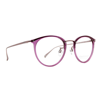 CHARMANT β-鈦 金屬魅力貓眼框眼鏡✦粉藕紫