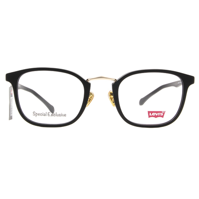 LEVI’S Special Exclusive-粗框眼鏡 質感炭晶黑