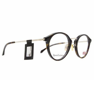 LEVI’S Special Exclusive-復古圓框眼鏡 奢華幻彩黑