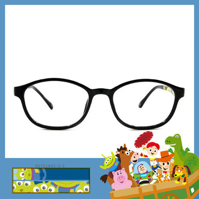 Toy Story × 三眼怪橢圓粗框眼鏡 感眼鏡謝有你 ◆ 亮眼黑
