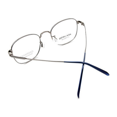 CHARMANT β-鈦 簡約波士頓框眼鏡 ▏靛青藍/藍