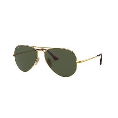 Ray Ban l 英倫細線飛官框太陽眼鏡  l 典藏金