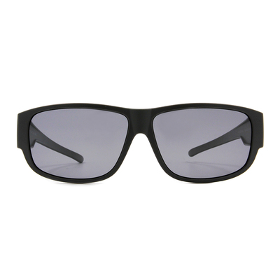 K-DESIGN 套鏡 l 簡約個性長方框眼鏡墨鏡  玄鐵灰
