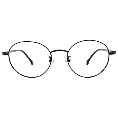 K-DESIGN KREATE 質感撞色圓框眼鏡🎨 單純黑