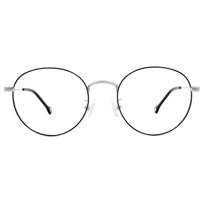 K-DESIGN KREATE 任性玩色梨圓框眼鏡🎨 自信銀