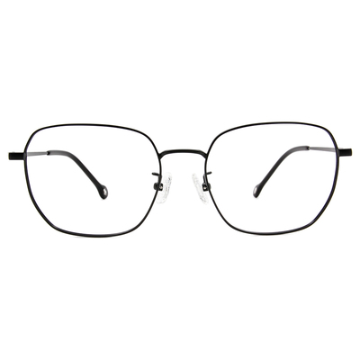 K-DESIGN KREATE 波紋跳色質感方框眼鏡🎨 黑/深紅
