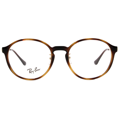 Ray Ban l 復古學院風波士頓框眼鏡 玳瑁淺棕