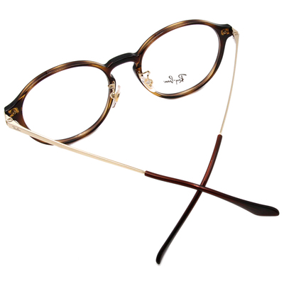 Ray Ban l 復古學院風波士頓框眼鏡 玳瑁淺棕