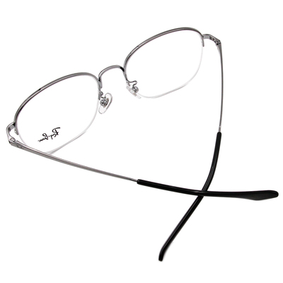 Ray Ban l 學院風範眉型方框眼鏡 古典灰