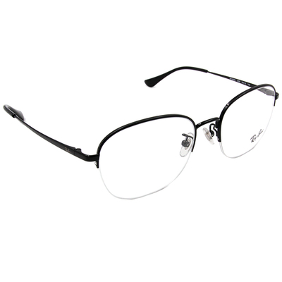 Ray Ban l 學院風範眉型方框眼鏡 經典黑