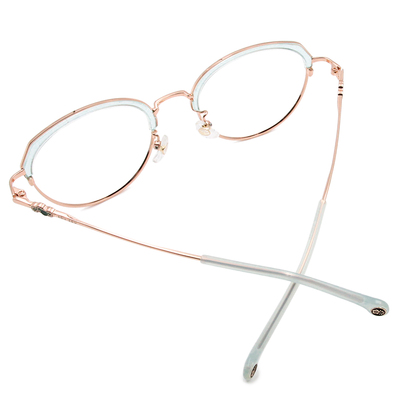 SOU・SOU l 圓與小菊 復古眉框✿果凍綠