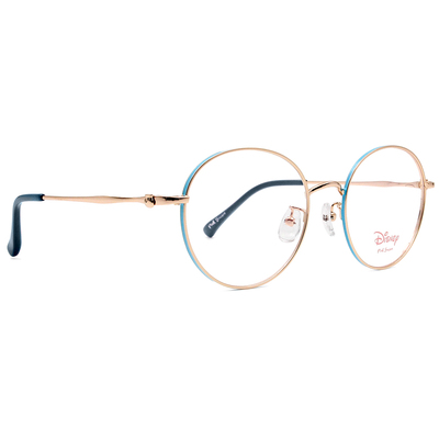 Disney-粉萌季 l 維尼的蜂蜜罐 圓框眼鏡 粉嫩藍