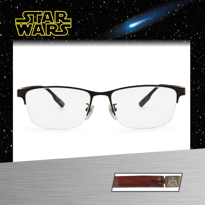Star Wars：黑武士盔甲 長方眉框眼鏡︱棕銅