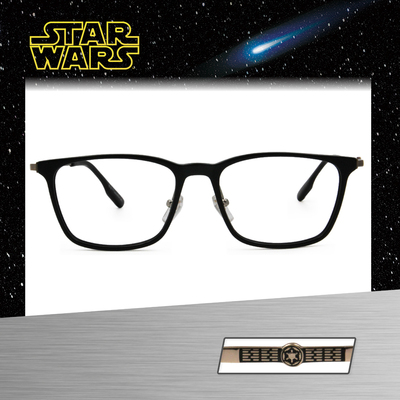 Star Wars：銀河帝國國徽 長方框眼鏡︱銅黑