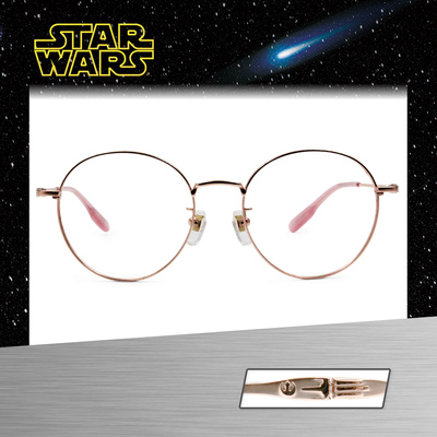 Star Wars：X-WING X翼戰機 圓框眼鏡︱粉金