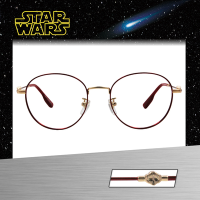 Star Wars：莉亞公主 圓框眼鏡︱亮紅