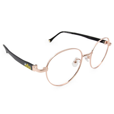 LINE FRIENDS★莎莉款｜玩耍小雞 橢圓框眼鏡｜動感金