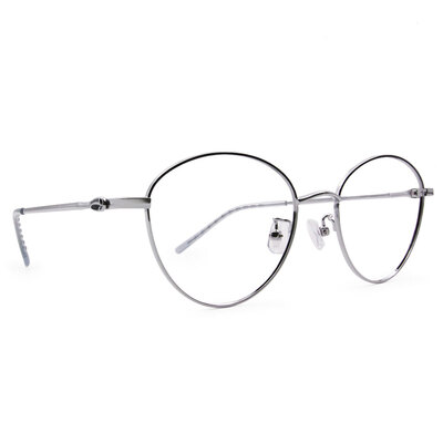 極．舒適系列｜極俏皮 橢圓框眼鏡｜灰綠色