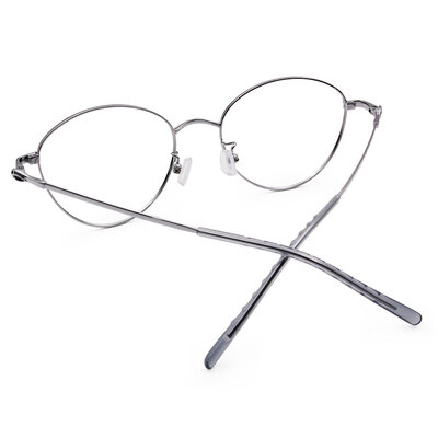 極．舒適系列｜極俏皮 橢圓框眼鏡｜灰綠色