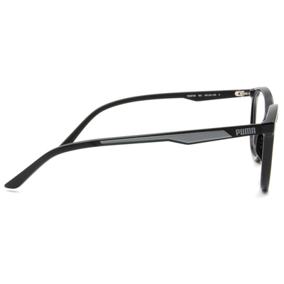 PUMA l 前衛造型橢圓框眼鏡 亮眼黑
