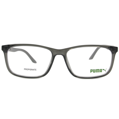 PUMA l 簡約經典款方框眼鏡 亮灰綠