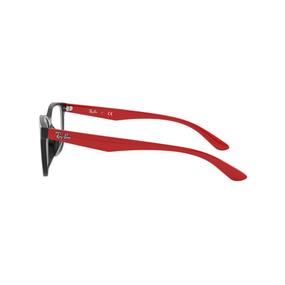 Ray Ban l 無畏自信方框眼鏡 黑/紅