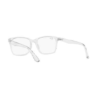 Ray Ban l 質感學院風方框眼鏡 透明色