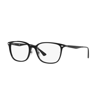 Ray Ban l 低奢細邊方框眼鏡 亮眼黑