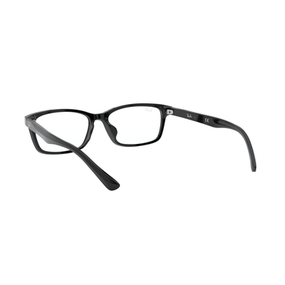 Ray Ban l 博學沉穩長方寬眼鏡 經典黑