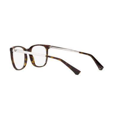 EMPORIO ARMANI l 時尚有型大方框眼鏡 玳瑁亮棕