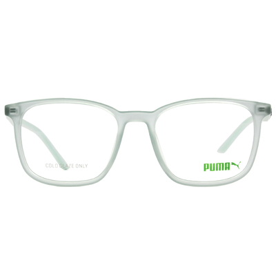 PUMA l 個性經典款大方框眼鏡 透灰綠