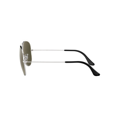 Ray Ban l 率性水銀鏡面飛官框太陽眼鏡 墨綠/銀