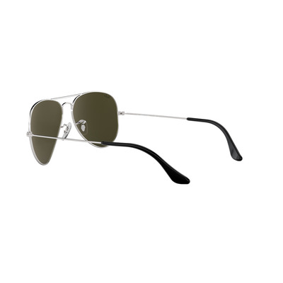 Ray Ban l 率性水銀鏡面飛官框太陽眼鏡 墨綠/銀