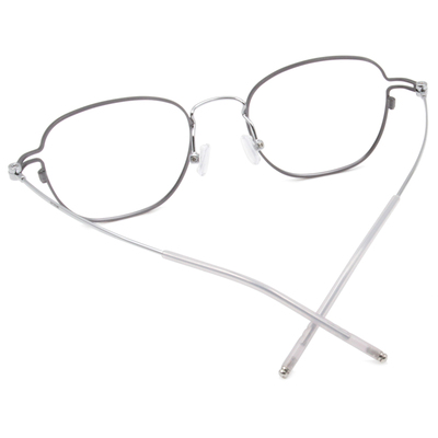 極．纖細輕款｜輕盈舒適方框眼鏡 晨曦灰