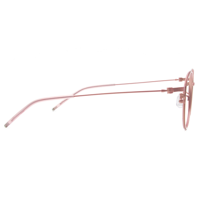 極．纖細輕款｜金圈極細邊波士頓框眼鏡 氣質粉