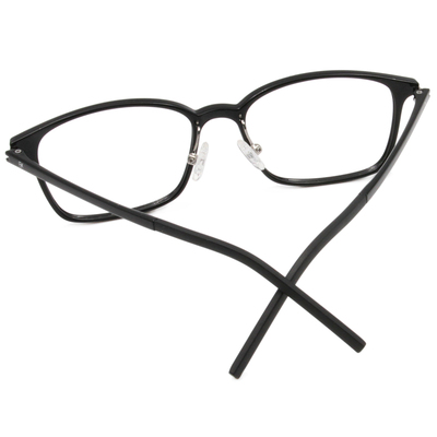 極．纖細輕款｜經典細邊方框眼鏡 鋼琴黑