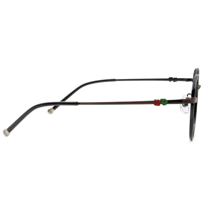 SOU・SOU l 微笑清新 圓框眼鏡❀黑/聖誕樹