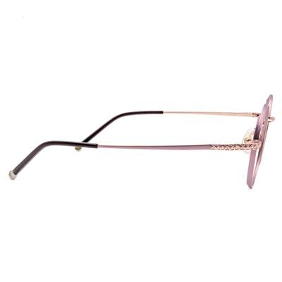 SOU・SOU l 搖搖蘿蔔草 圓框眼鏡❀玫金/粉紫