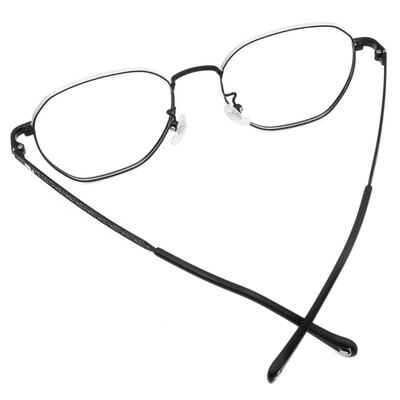 ❰台灣設計師聯名❱_LAIMO系列｜滿版來貘 多邊框眼鏡｜質感黑白