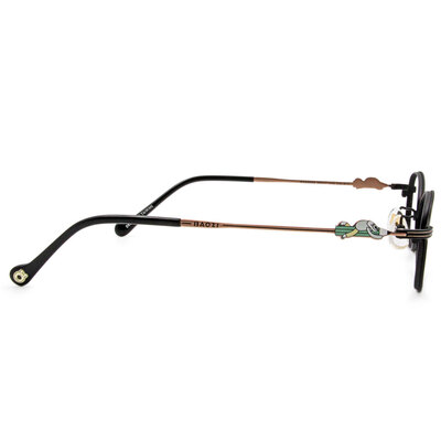 ❰台灣設計師聯名❱_包大山系列｜寫下生活 長方框眼鏡 ｜霧黑金