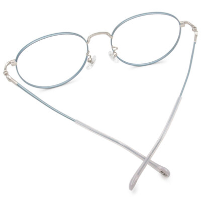 ❰台灣設計師聯名❱_包大山系列｜勇往直前 圓框眼鏡 ｜寶寶藍